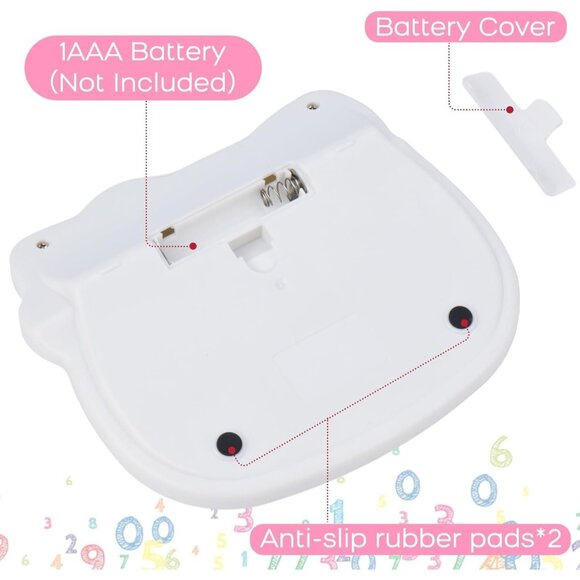 Hello Kitty Crystal Rhinestone Calculator Cute Sparkly Desktop Solar Calculator - Picture 6 of 8